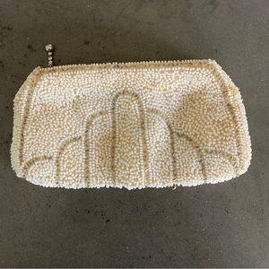 Vintage 1930s Beaded Hand  Clutch Purse Made In Czechoslovakia